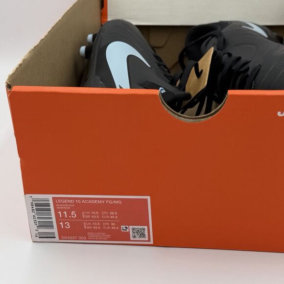 Nike Tiempo Legend 10 Academy MG 2025 Shadow Pack DV4337-003 US Men’s 11.5 Black main image 6